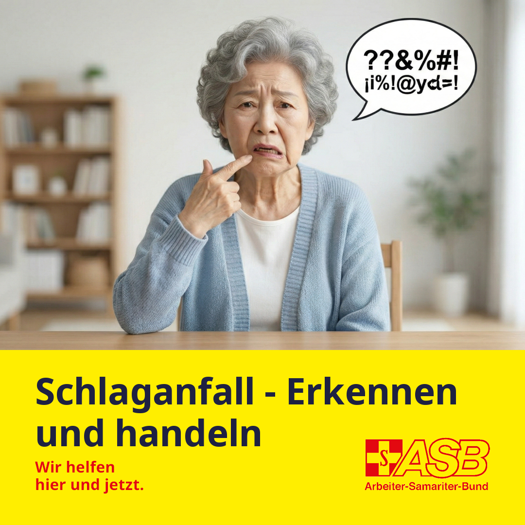 Schlaganfall - Erkennen und handeln